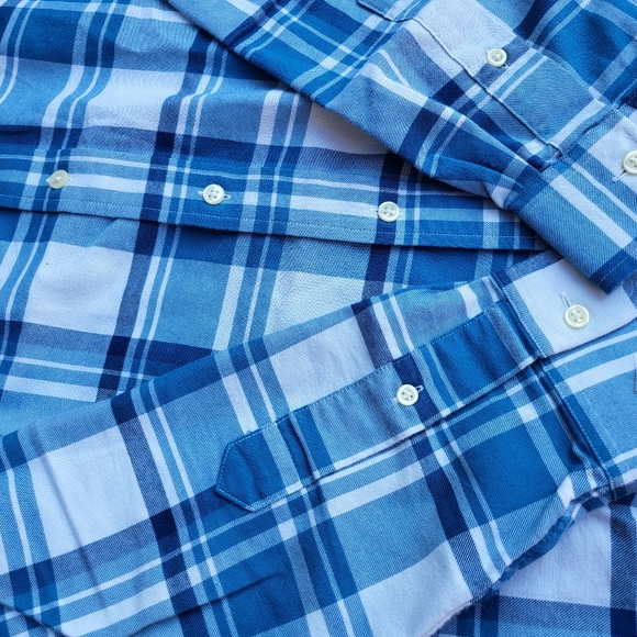 Polo Men's Cotton flannel button up shirt - Picture 6 of 7